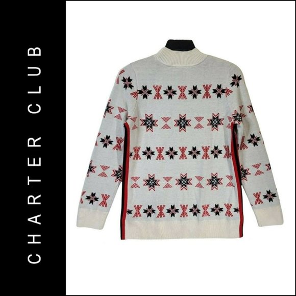 Charter Club Men Knit Pull Over Sweater Medium M - Picture 6 of 7